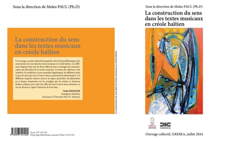  Une contribution scientifique à l’analyse des textes musicaux en créole haïtien